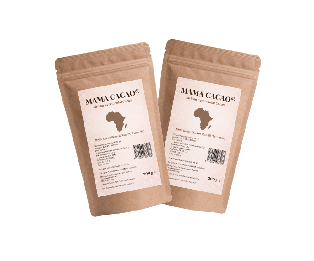 2x Mama Cacao® – Zeremonieller Kakao aus Tansania (400 g) (Kopie)